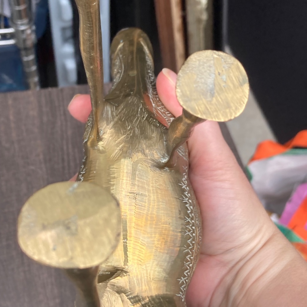 Brass Etched Camel Set Vintage - Picture 4 of 7